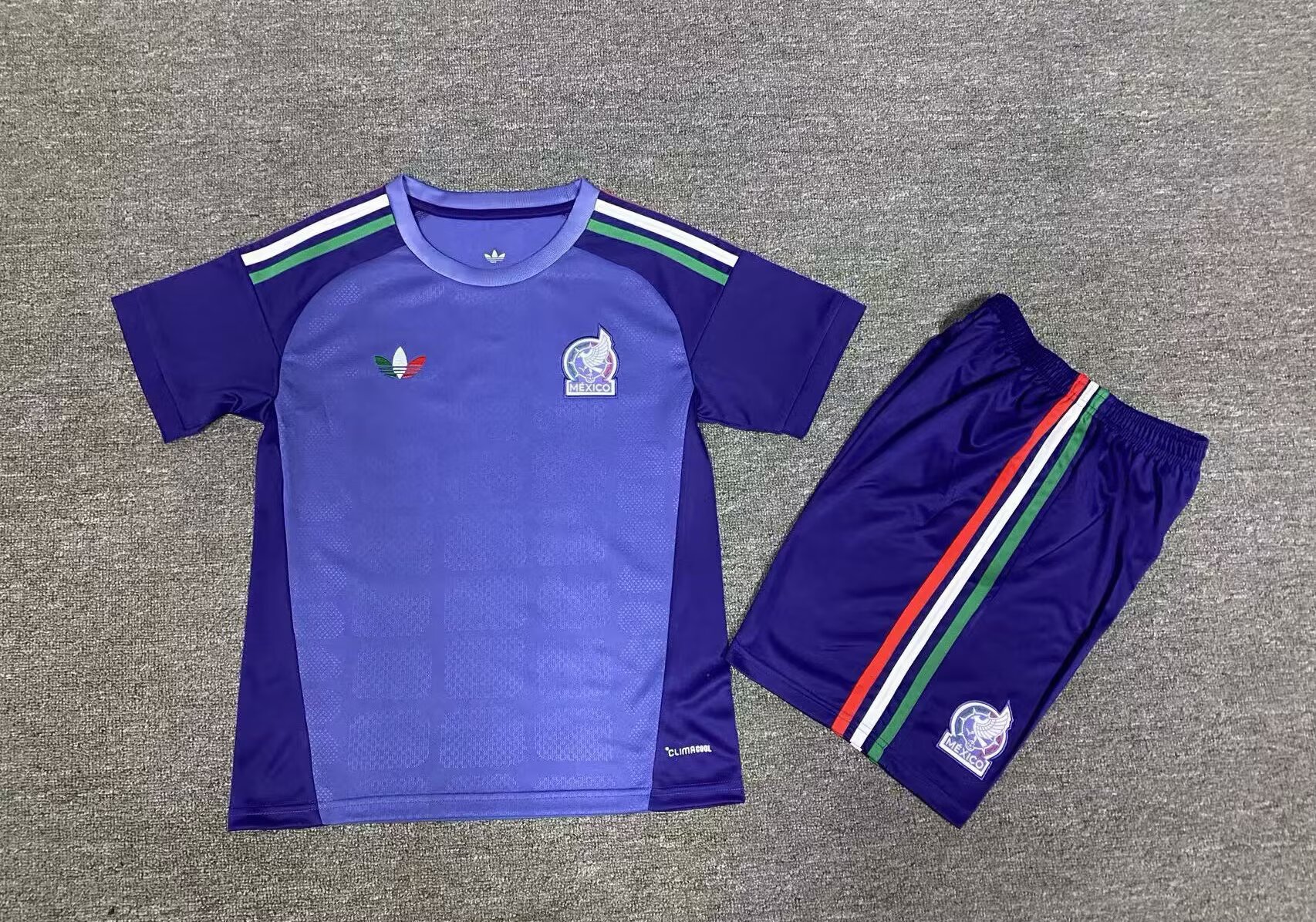 Kids-Mexico 2026 World Cup GK Purple Soccer Jersey